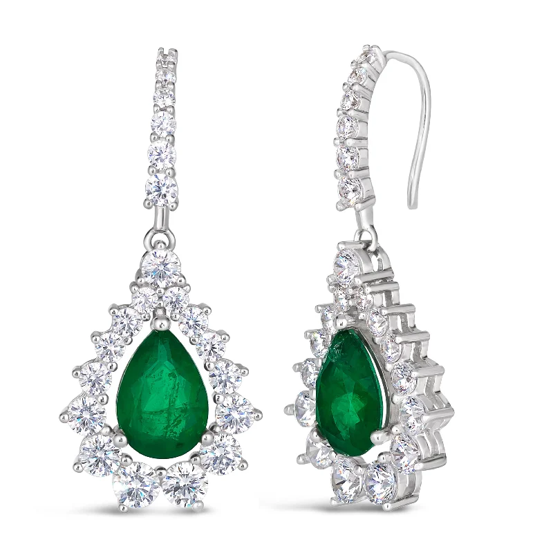 Delicate Drop Earrings for Feminine-Carlisle Tear Drop Earrings