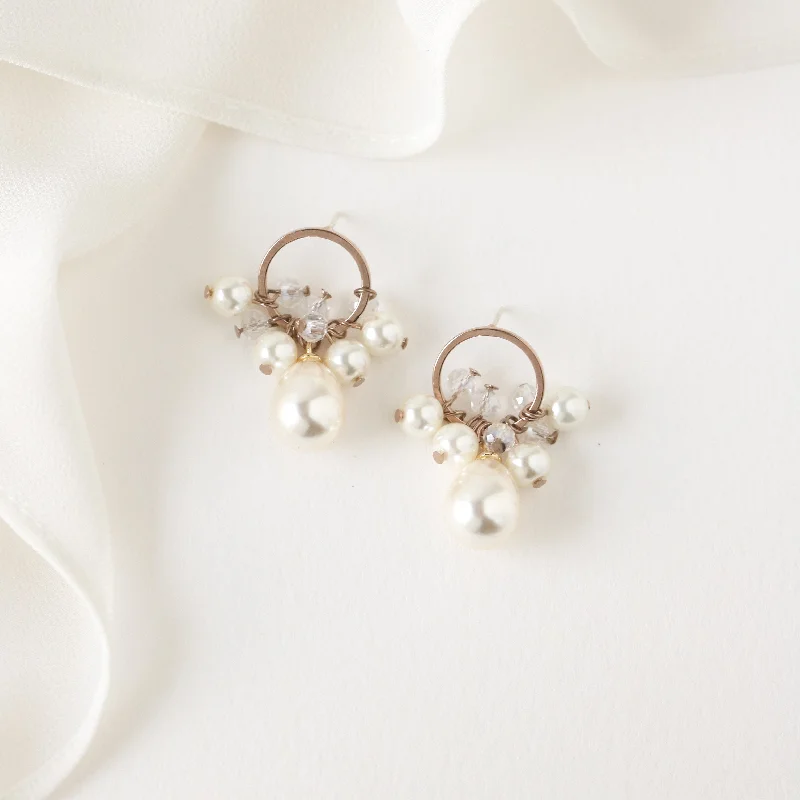 Knotted Drop Earrings for Intricate-Contessa Pearl Drop Earrings