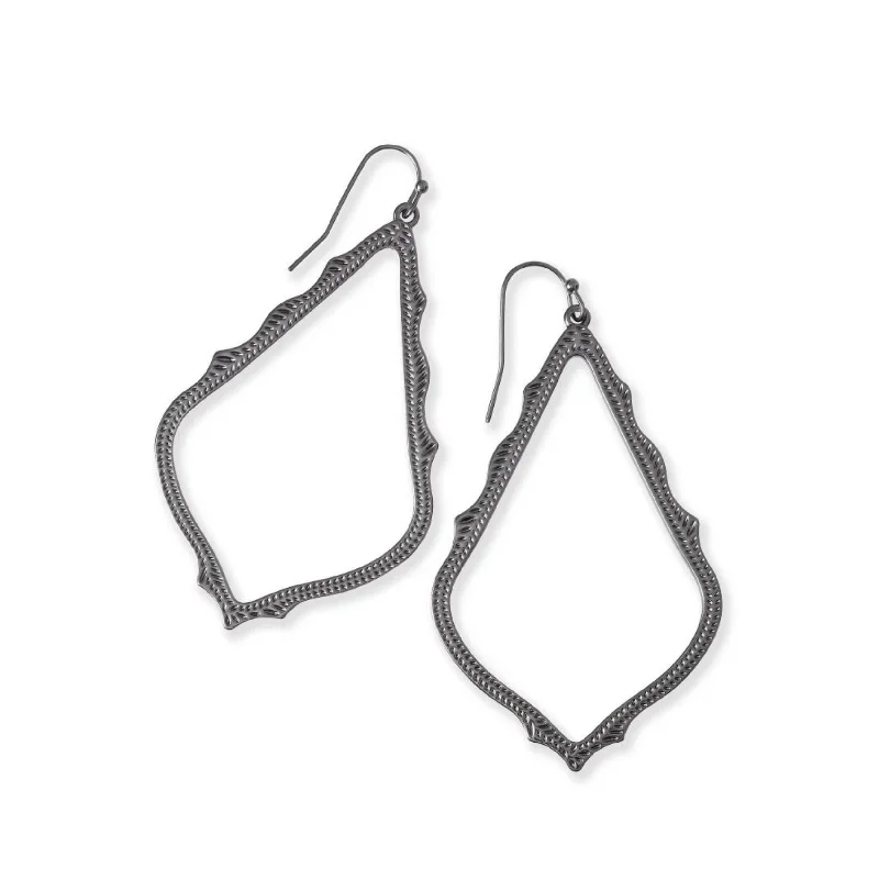 Handmade Drop Earrings for Artisanal-Kendra Scott | Sophee Drop Earrings in Gunmetal