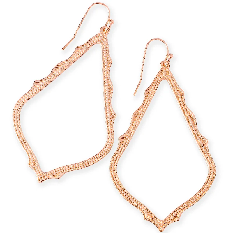 Casual Drop Earrings for Everyday-Kendra Scott | Sophee Drop Earrings in Rose Gold