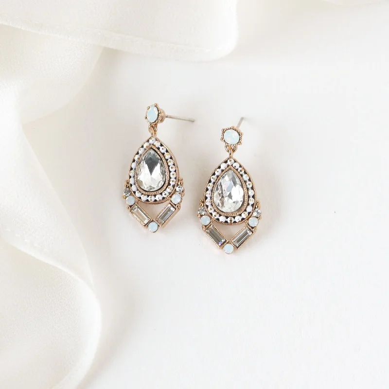 Padded Drop Earrings for Ear-Nadia Drop Earrings