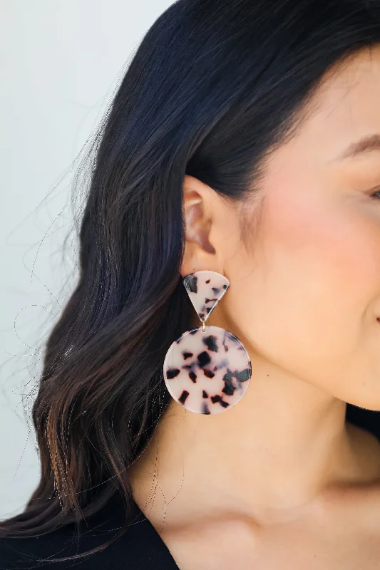 Layered Drop Earrings for Dramatic-Naomi Acrylic Drop Earrings