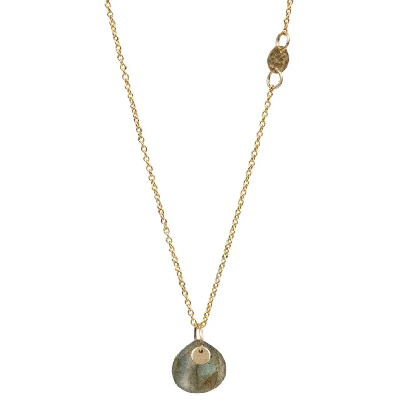 Boho-style necklaces with pendant charms for a carefree and earthy look -Ariel Labradorite Necklace