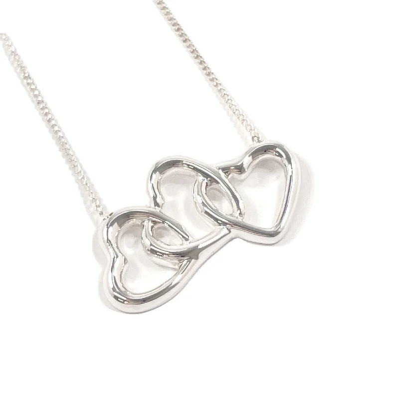 Minimalist gold necklaces and pendants for women who prefer simple styles -TIFFANY&Co. Necklace Triple heart Silver925 Silver Women Used