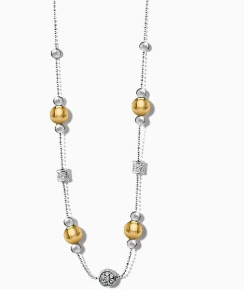 Simple pearl necklaces with classic pendants for sophisticated, timeless elegance -Meridian Prime Short Necklace